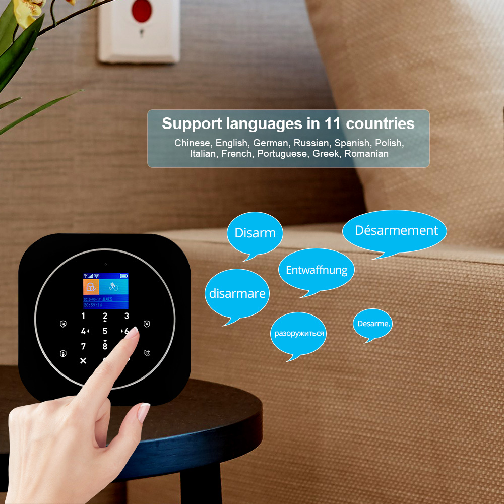 KERUI G12 2G Wifi Wireless Hom - Sim Gsm Alarm 评论和价格