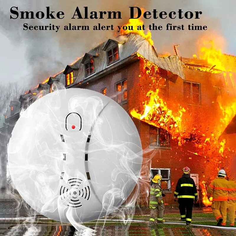 Fire Smoke Detector Sensor Por - Sim Gsm Alarm 评论和价格