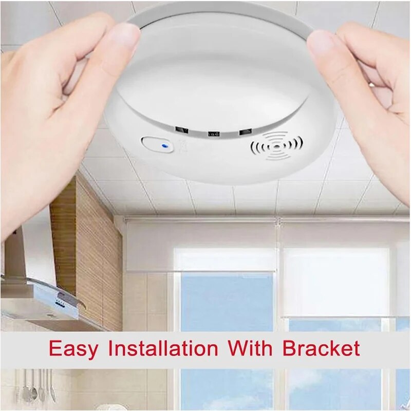 Fire Smoke Detector Sensor Por - Sim Gsm Alarm 评论和价格