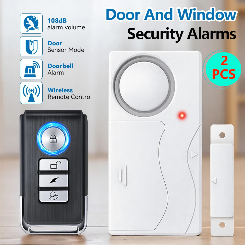 Wireless Door Alarm With Remot - Sim Gsm Alarm 评论和价格